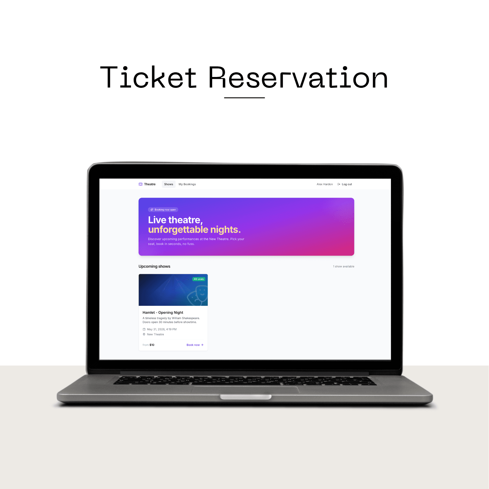 Theatre Ticket Reservation System